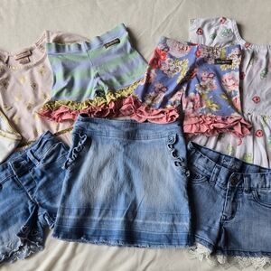 Awesome Bundle of Designer Girl's Summer Clothes, Sz 4
